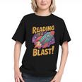Book Lover Kids And Adults Reading Is a Blast Rocket Ship Graphic Youth