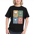 Books Yarn Coffee Repeat Crocheting Graphic Youth Books Yarn Coffee Repeat Crocheting Graphic Youth