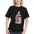 Bookworm Cockatiel Bird Reading Books Drinking Coffee Lover Graphic Youth