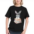 Cute Reading Bunny With Glasses Books Reader Book Bookworm Graphic Youth
