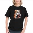 English Bulldog Reading a Book Dog For Men Women Girls Kids Graphic Youth English Bulldog Reading a Book Dog For Men Women Girls Kids Graphic Youth