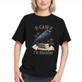 F-CAW-F Crow Book Lover Reader Gothic Humor Graphic Youth
