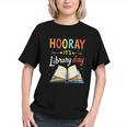 Reading Books Bibliophile Hooray It's Library Day Graphic Youth