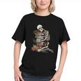 Skeleton Reading Book Halloween Bookworm Bibliophile Reader Graphic Youth Skeleton Reading Book Halloween Bookworm Bibliophile Reader Graphic Youth