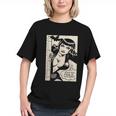 Vintage Vampire Bat Vampire Pin Up Girl Horror Comic Book Graphic Youth