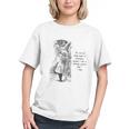 Alice Adventures Wonderland Vintage Book Quote Lewis Carrol Graphic Youth