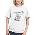 This Is My Book Character Costume I Pigeon Reading Tee Graphic Youth