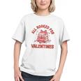 All Booked For Valentines Bow Heart Book Lover Valentine Day Graphic Youth
