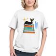 Cat And Books Retro Midcentury Mid Century Aesthetic Graphic Youth Cat And Books Retro Midcentury Mid Century Aesthetic Graphic Youth