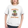 Cute Halloween Teacher Librarian Frankenstein Reading Books Graphic Youth