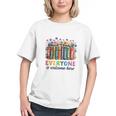 Everyone Is Welcome Here Floral Book LGBT Pride Equality Graphic Youth