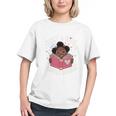 Just A Girl Who Loves Books Cute African American Afro Graphic Youth