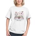 a New Chapter Begins Retired 2025 Floral Book Retirement Graphic Youth