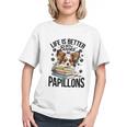Papillon Dog Breed Life Is Better With Books And Papillons Graphic Youth