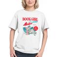 Retro Book Girl Summer For Women Beach Reading Graphic Youth