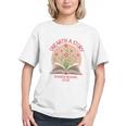 Unearth a Story 2026 Summer Reading Program Flowers Book Premium Tri-Blend Graphic Youth
