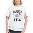 Women's Fueled By Books And Tea Book Lover Bookworm Reading Books Graphic Youth