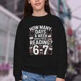67 For Reading With Books Youth Crewneck Sweatshirt 67 For Reading With Books Youth Crewneck Sweatshirt