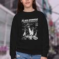Alien Abduction UFO Lovers Comic Book Style Shirt Youth Crewneck Sweatshirt