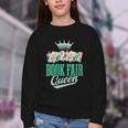 Book Fair Queen Literature School Book Fair Event Youth Crewneck Sweatshirt