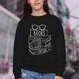 Book Lovers Books Because It’s Too Peopley Outside Youth Crewneck Sweatshirt Book Lovers Books Because It’s Too Peopley Outside Youth Crewneck Sweatshirt
