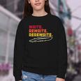 Book Writer Quote Author Journalist Rewrite Novelist Youth Crewneck Sweatshirt