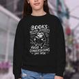 Books Helping Introverts Avoid Conversations Since 1454 Youth Crewneck Sweatshirt