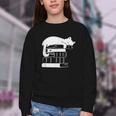 Cat Book Books And Cats Cat Lover Cat Mom Book Lovers Youth Crewneck Sweatshirt