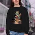 Cute Dragon Reading Book Bookworm Dragons And Books Youth Crewneck Sweatshirt Cute Dragon Reading Book Bookworm Dragons And Books Youth Crewneck Sweatshirt