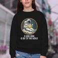 Good Book Is Out Of This World Space Reading Lover Youth Crewneck Sweatshirt