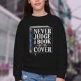 Never Judge a Book By Its Cover Youth Crewneck Sweatshirt