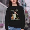 Just a Girl Who Loves Books And Birds Book Reading Bird Love Youth Crewneck Sweatshirt