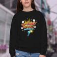 Kids Ka-Blam 7 Year Old Boys 7th Birthday Comic Book Super Hero Youth Crewneck Sweatshirt