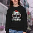 Most Likely To Read A Book Through Christmas Xmas Youth Crewneck Sweatshirt Most Likely To Read A Book Through Christmas Xmas Youth Crewneck Sweatshirt