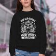 Literary Grandma Reading Club Book Lover Story Enthusiast Youth Crewneck Sweatshirt