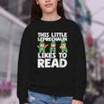 This Little Leprechaun Likes To Read St Patrick's Day Book Youth Crewneck Sweatshirt This Little Leprechaun Likes To Read St Patrick's Day Book Youth Crewneck Sweatshirt
