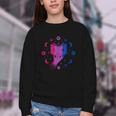 Magic Bi-Pride Book Of Cosmic Energy Youth Crewneck Sweatshirt