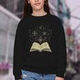 Mystic Astral Lunar Celestial Witch Spell Book Youth Crewneck Sweatshirt