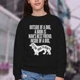 Outside Of A Dog A Book Is Man's Best Friend Apparel Youth Crewneck Sweatshirt Outside Of A Dog A Book Is Man's Best Friend Apparel Youth Crewneck Sweatshirt