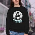 Penguin Reading A Book Vintage Graphic Bookworm Lover Youth Crewneck Sweatshirt Penguin Reading A Book Vintage Graphic Bookworm Lover Youth Crewneck Sweatshirt