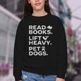 Read Books Lift Heavy Pet Dogs Youth Crewneck Sweatshirt