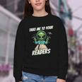 Take Me To Your Readers Across America Read More Books Youth Crewneck Sweatshirt
