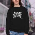 Support Your Local Library Horror Bookworm Youth Crewneck Sweatshirt Support Your Local Library Horror Bookworm Youth Crewneck Sweatshirt