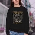 Tired Moms Book Club Running On Coffee Chaos And Chapters Youth Crewneck Sweatshirt