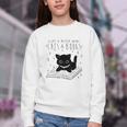 Cat Book For Women Life Is Better With Cats And Books Youth Crewneck Sweatshirt Cat Book For Women Life Is Better With Cats And Books Youth Crewneck Sweatshirt