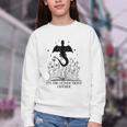 It's Too Nonfictiony Outside Book Dragon Reading Fantasy Era Youth Crewneck Sweatshirt