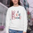 Jesus God Smut Reader Smut Reading Book Is That Smut Youth Crewneck Sweatshirt
