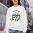 Magical Pajama And Book Lover Outfit For Readers Who Love Youth Crewneck Sweatshirt