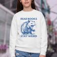 Read Books Stay Weird Youth Crewneck Sweatshirt