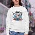 Readsolotl Book Lover Reading Axolotl Kids Reader Youth Crewneck Sweatshirt